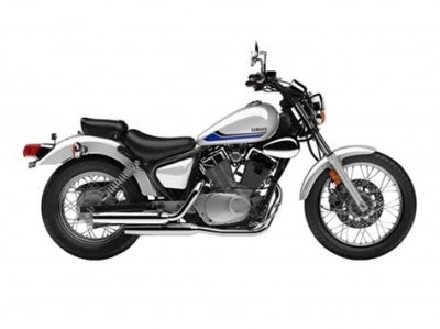 De onderdelen catalogus van de Yamaha XV250 2020, 250cc