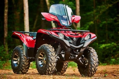 De onderdelen catalogus van de Yamaha Yfm700fwad Grizzly Eps Se 2016, 700cc