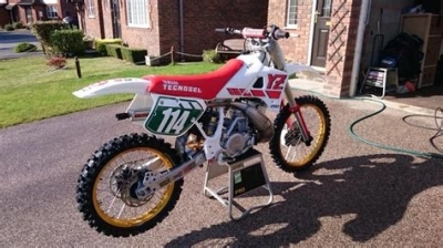 De onderdelen catalogus van de Yamaha Yz250 1989, 250cc