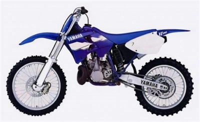 De onderdelen catalogus van de Yamaha Yz250 1999, 250cc