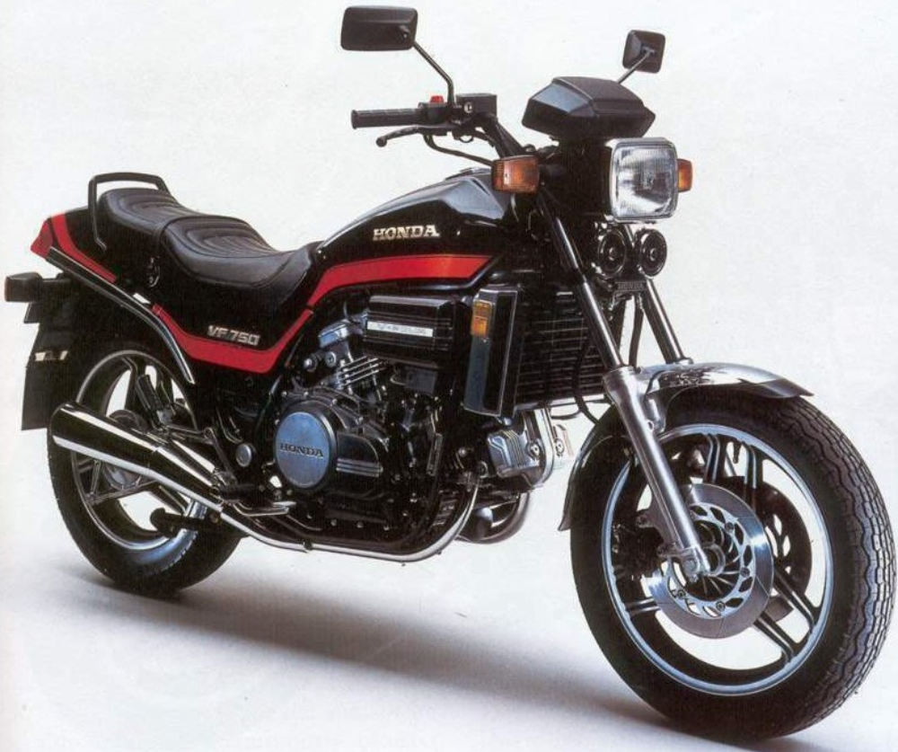 De onderdelen catalogus van de Honda Vf750c 1996