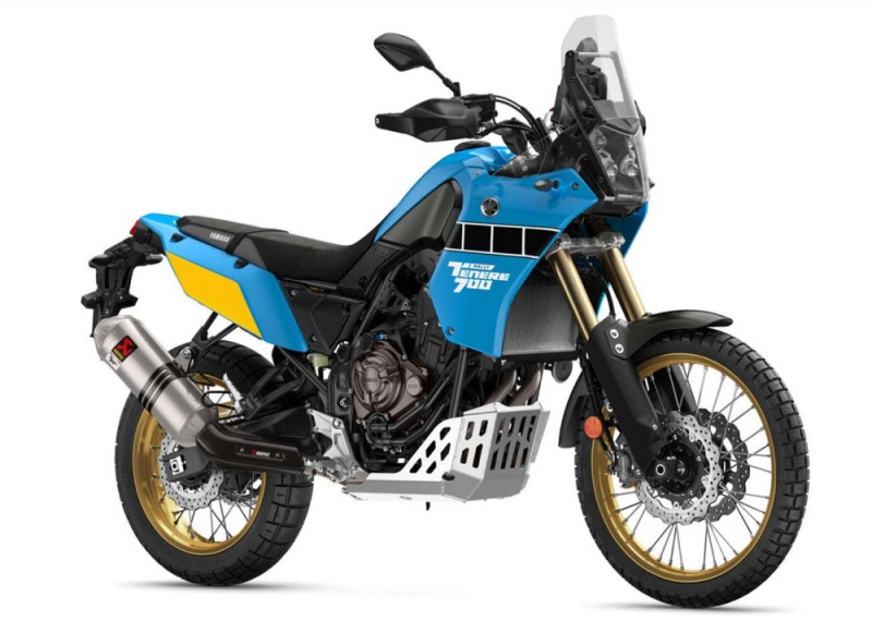 De onderdelen catalogus van de Yamaha Tenere 700 2020, 690cc