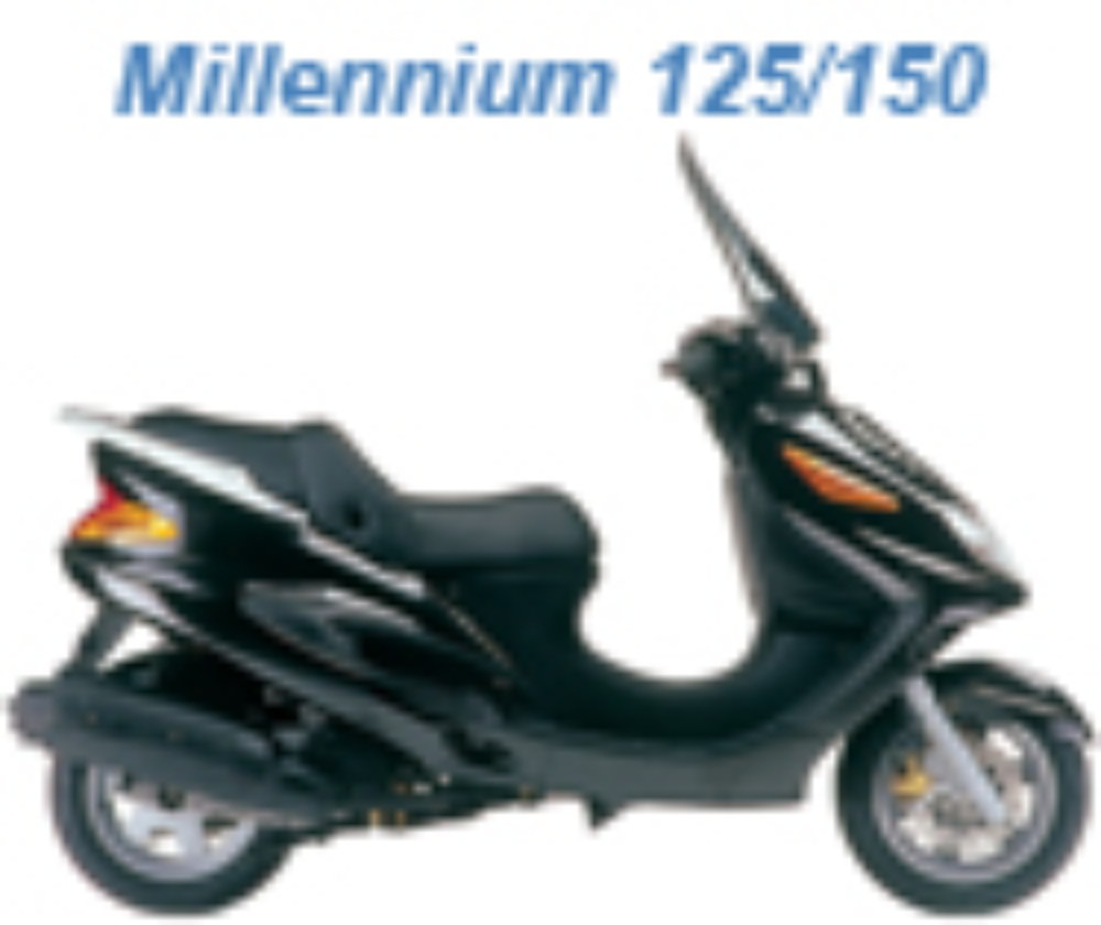 De onderdelen catalogus van de Italjet Millennium 125150 125 0 1996   2003