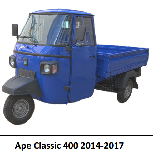 Alle onderdelen voor de Ape CLASSIC 400 2014