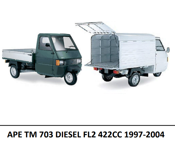 APE TM 703 Diesel 422 CC 1997 - 2004 vistas ampliadas